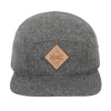 Tour 5 Panel - Charcoal Wool